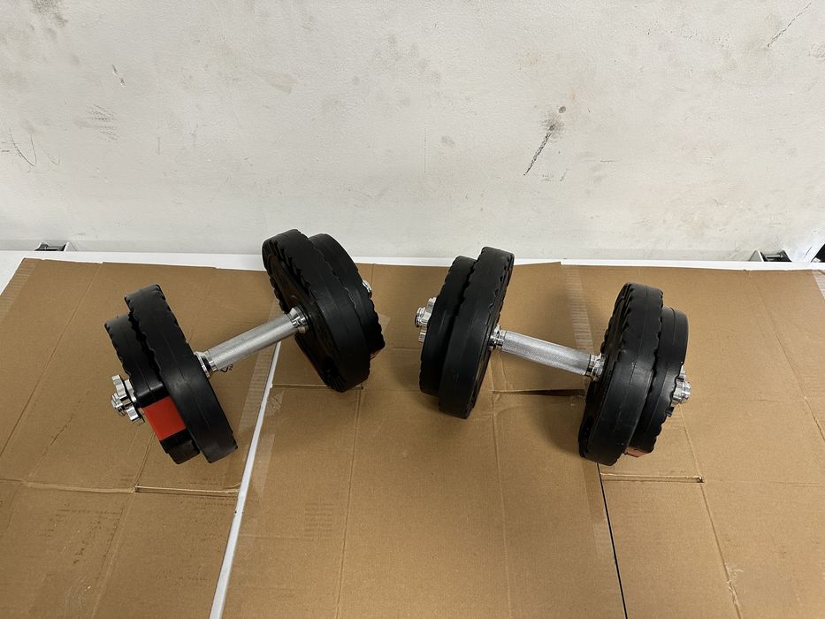 Gantere reglabile noi cu Grip 20 kg, 10+10=20 kg pret promo 200 ron