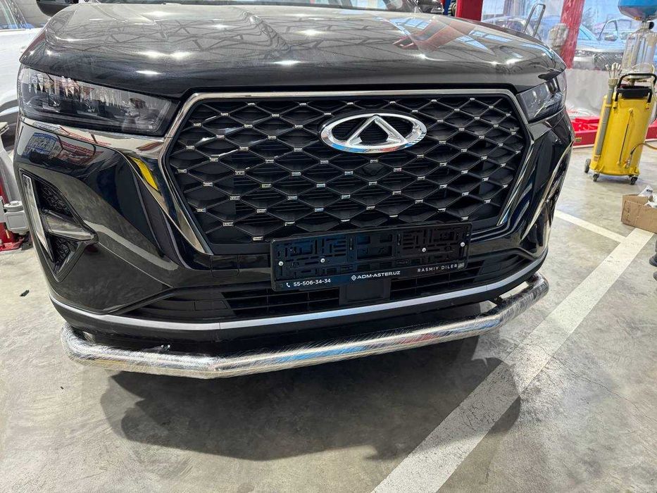 Защита переднего и заднего бампера Chery tiggo 7 pro