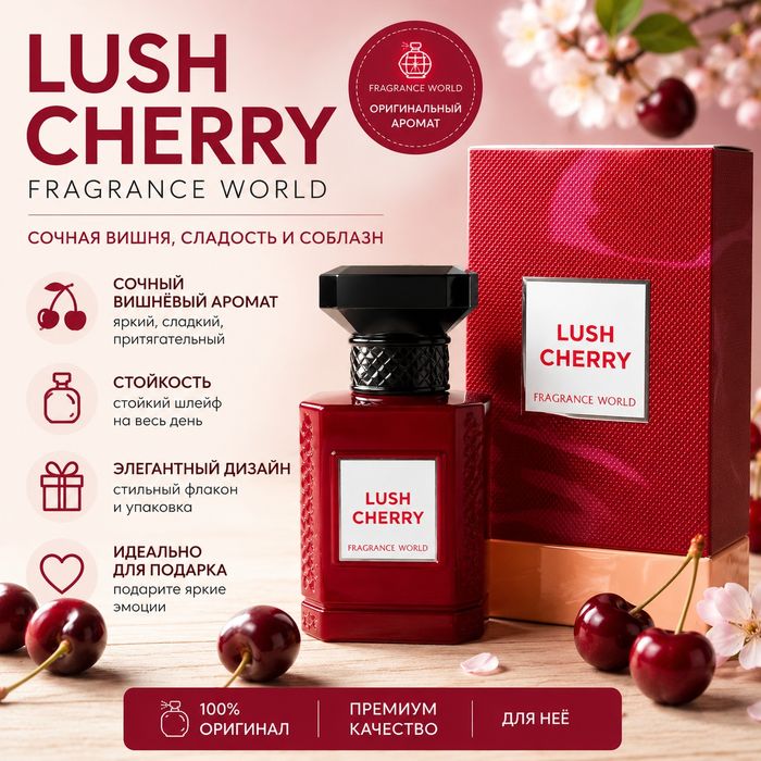 LUSH CHERRY – сочный, притягательный аромат с характером