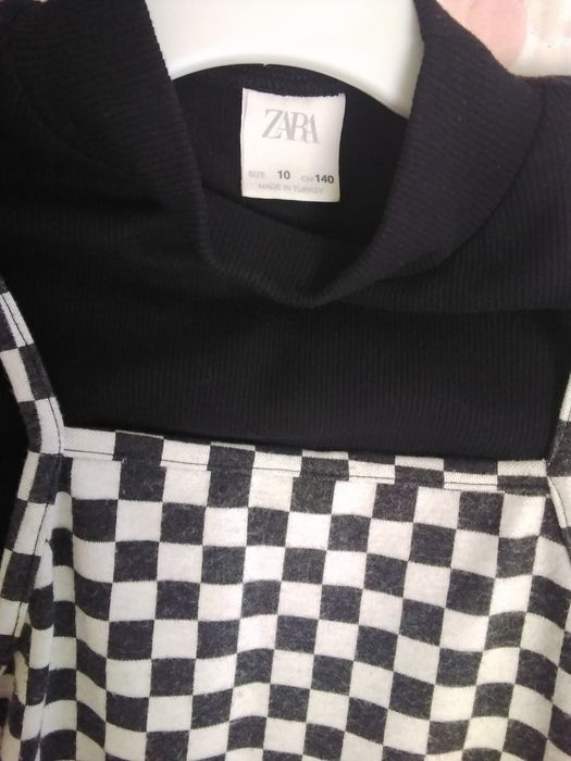 Сарафан с лонгслив с горлом для девочки