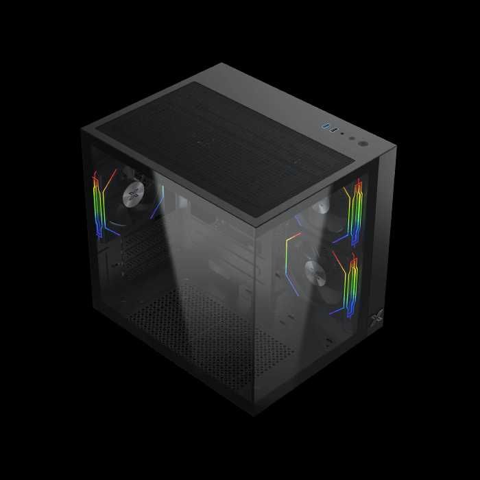 Компютърна кутия Xigmatek Aqua M Lite / Arctic - НОВ