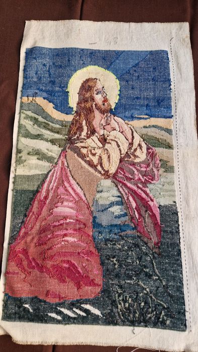 Goblen lucrat manual Isus Hristos