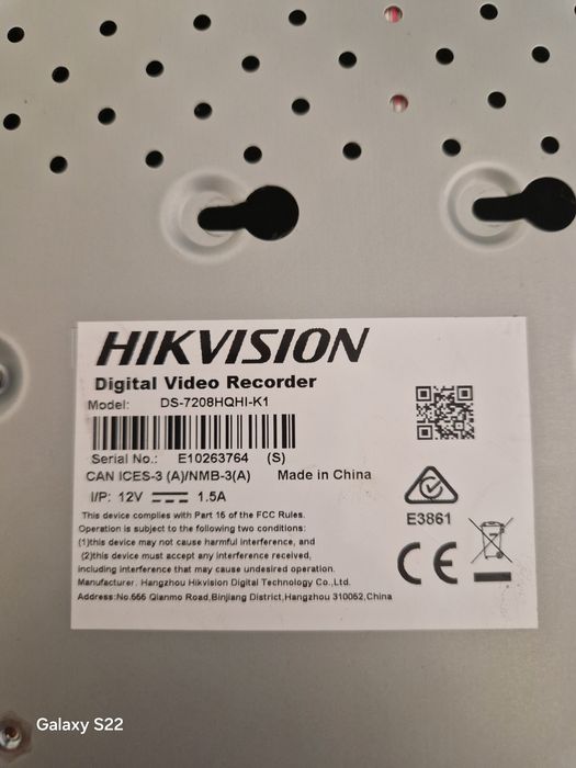 DVR Hikvision  8 Canale