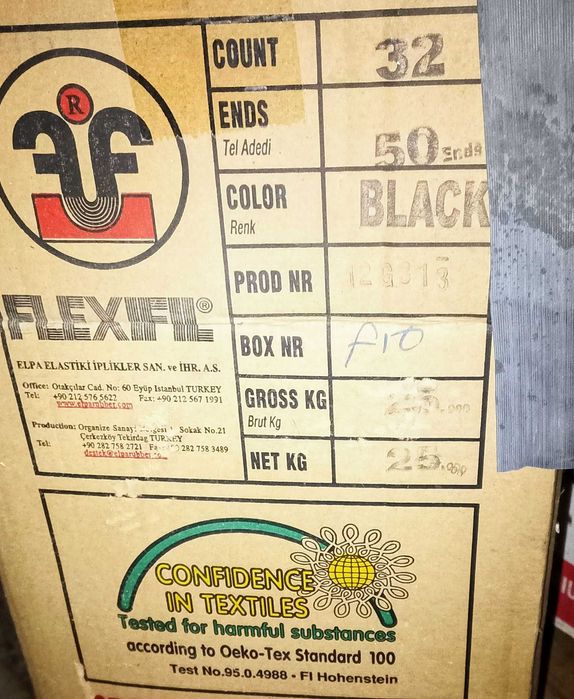 Ластици за текстил Flexfil, шир. 4 см,, Oeko-Tex Standard 100