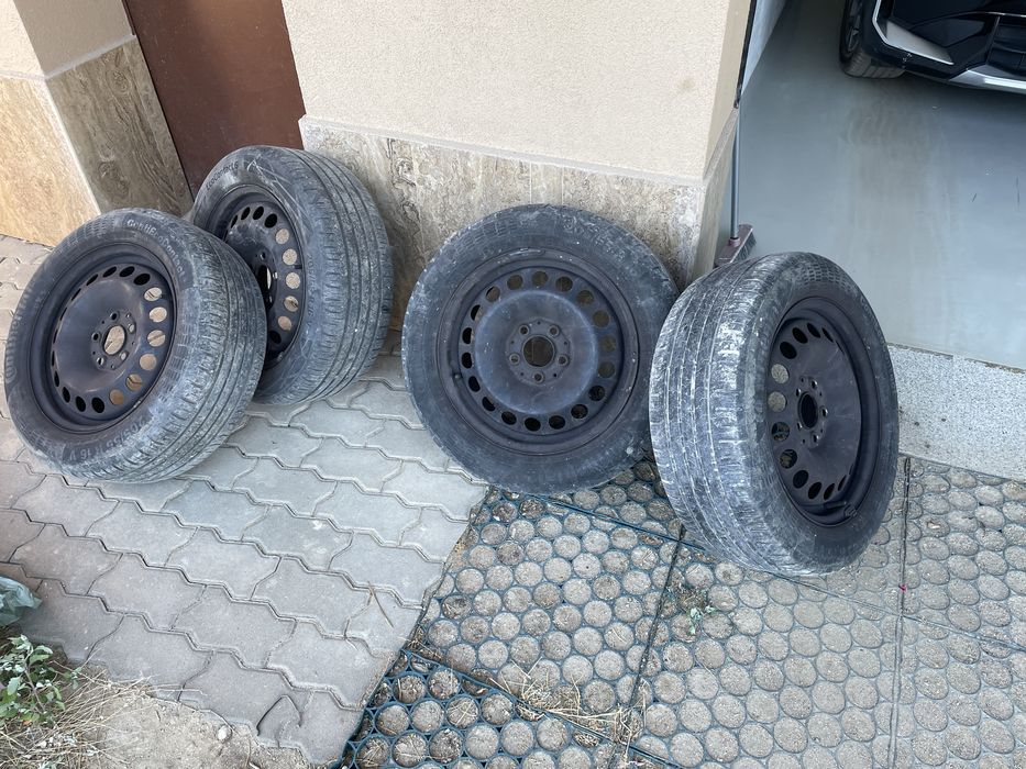 16” гуми с джанти Mercedes 5х112 с датчици за налягане на въздуха.