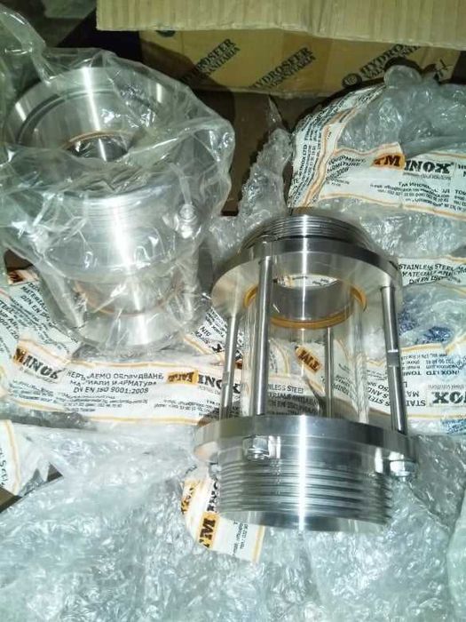 Наблюдателно стъкло DN80 резба-резба