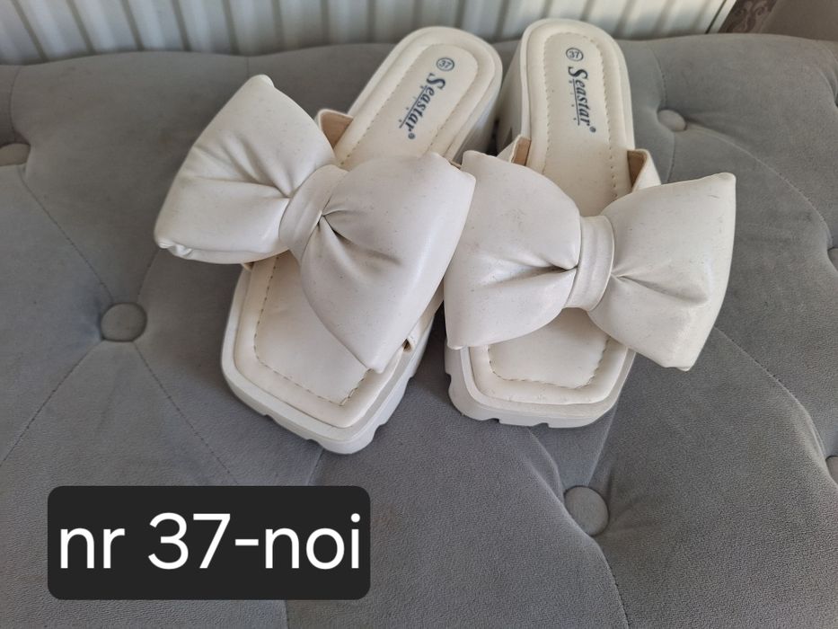 Papuci sandale  femei nr 38 37 36 zara hm adofas tommy