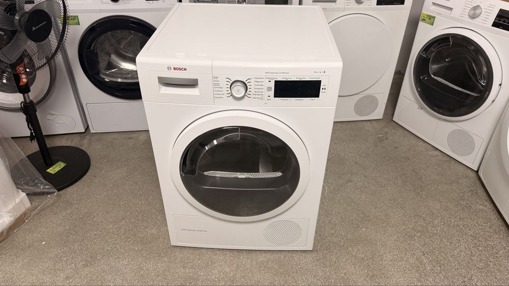 Сушилня с термопомпа BOSCH SERIE 8 WTW87540 | 9 КГ | Термопомпа | SELFCLEANING CONDENSER | AUTODRY