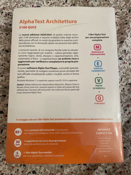 OFERTĂ AlphaTest Arhitettura Kit Complet