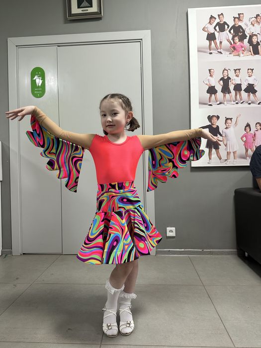 Спортивно бальные танцы платье девочке