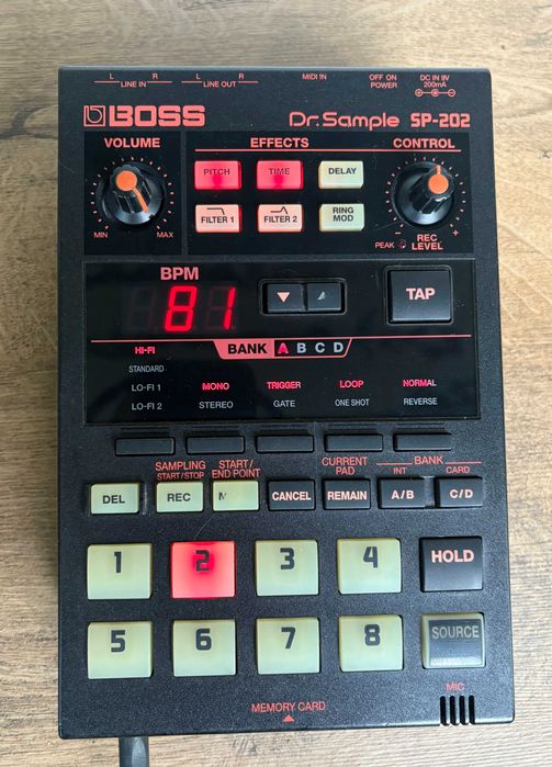 Sampler BOSS SP-202 Dr. Sample (Roland)