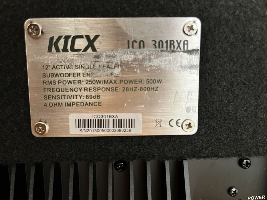 Сабвуфер Kicx новый