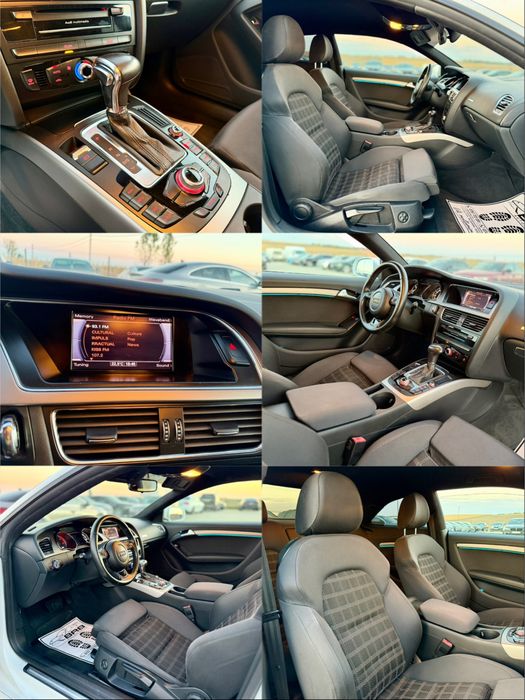 • Audi A5 Coupe Facelift 2013 • 3 x S-line / 2.0 Diesel 177 cp - Automat / PARC AUTO • RATE • Garanție •