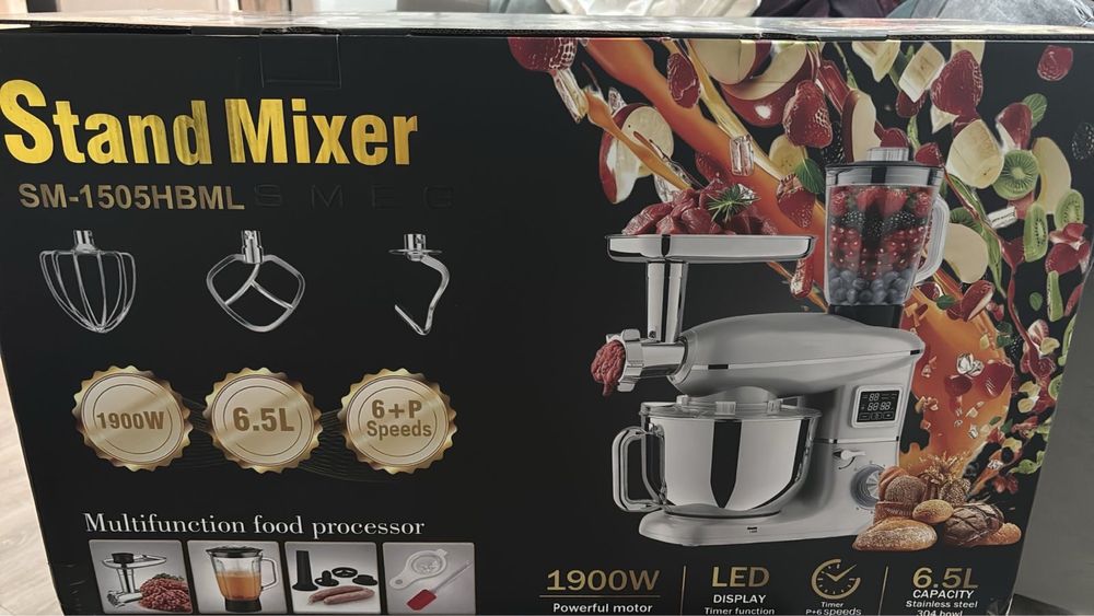 Продам планетарный миксер SMEG SM-1505HBML