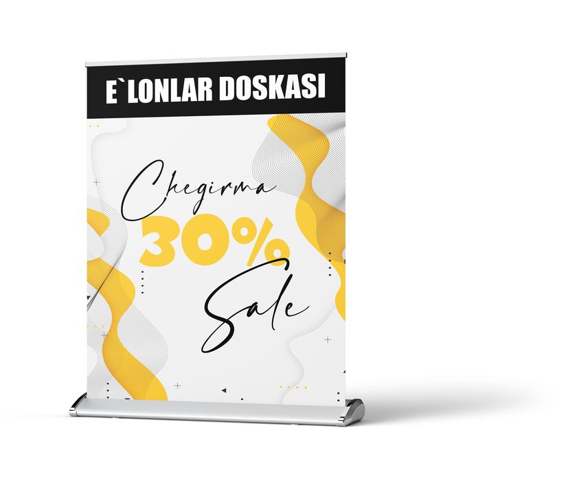 Roll up 200*150 sm 990.000 so’m SKIDKADA!!!