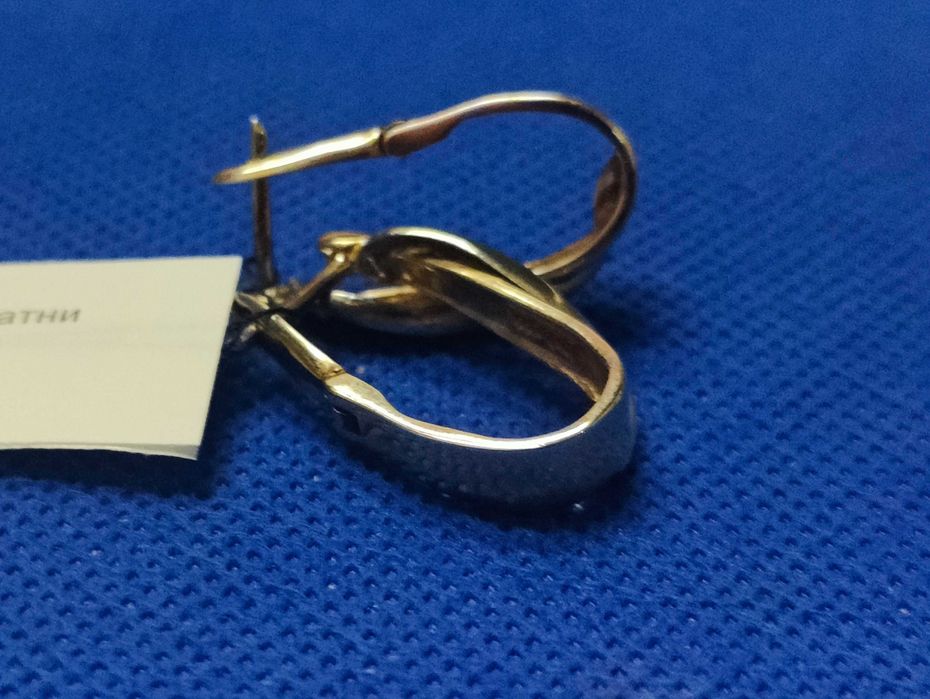 Златни дамски обеци 5,8гр-14к