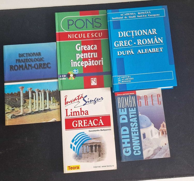 pachet 5 carti- dictionare, ghid, manuale