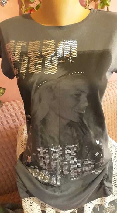 Сива Тениска с щампа