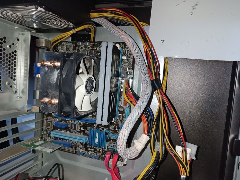 Комплект материнки и бп