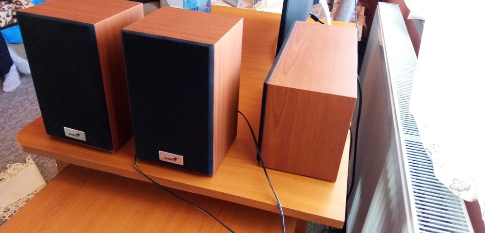 Sistem Audio Genius 5.1 SW-HF 5005 Home Theater, 150W RMS, cherry