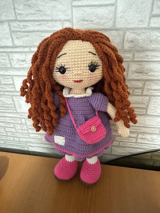 Плетени кукли от памучна прежда.