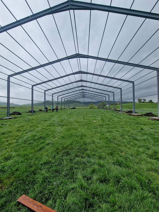 Vând hală  metalica lucrăm fără avans Asiguram si montaj