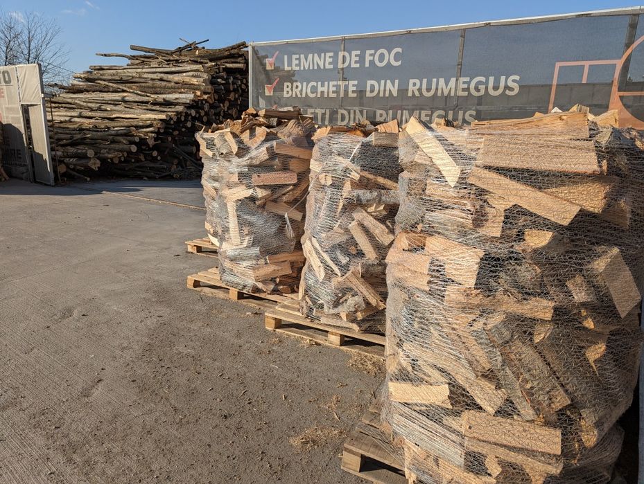 Lemn de foc si brichete de rumegus
