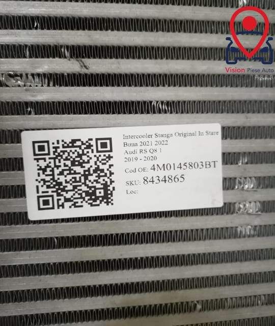 Intercooler Stanga Original In Stare Buna 2021 2022 Audi  RS Q8  1 [20