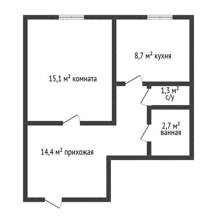 1 ком 5-й микрорайон