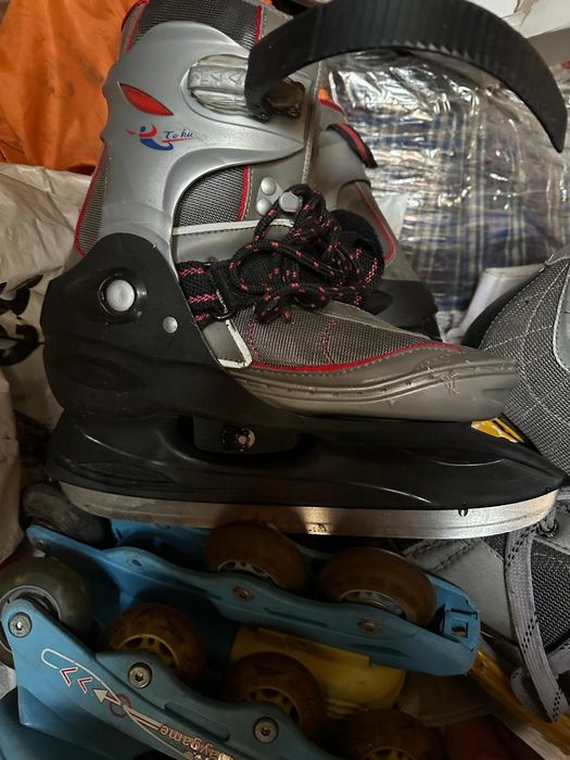 Роликиковые коньки-5шт