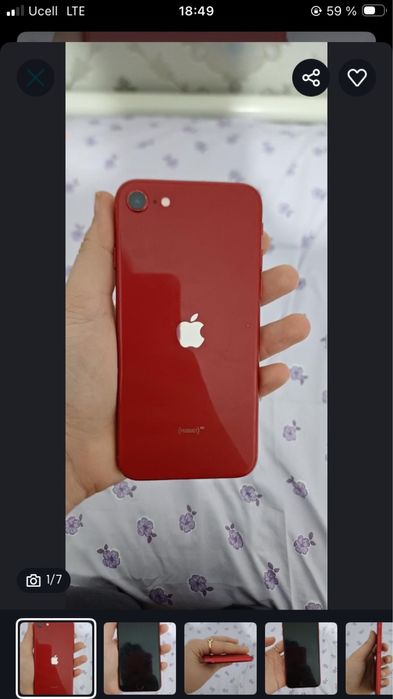 iphone se 2020 red