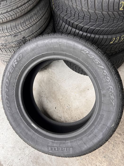 4 anvelope iarna 245/55/17 , pirelli , 6 mm