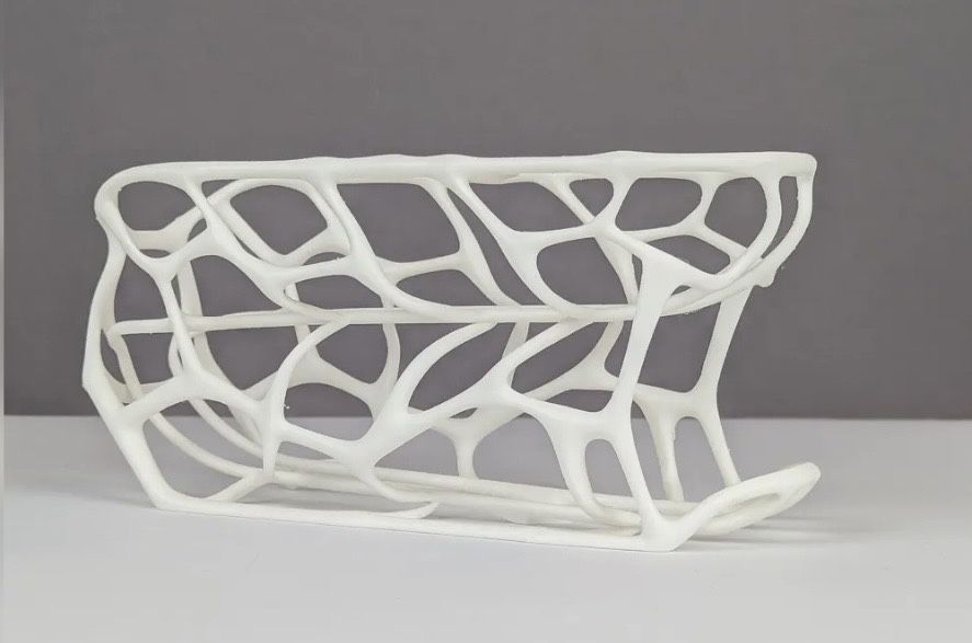 Suport Ouă Design Voronoi - Organizator Frigider - Printat 3D
