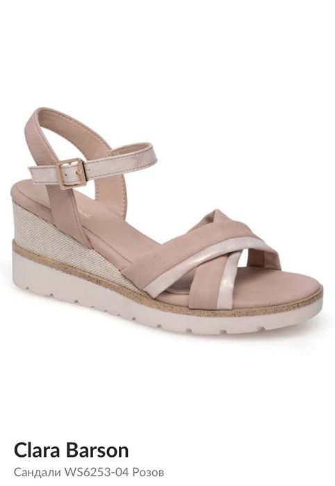 Дамски сандали на платформа