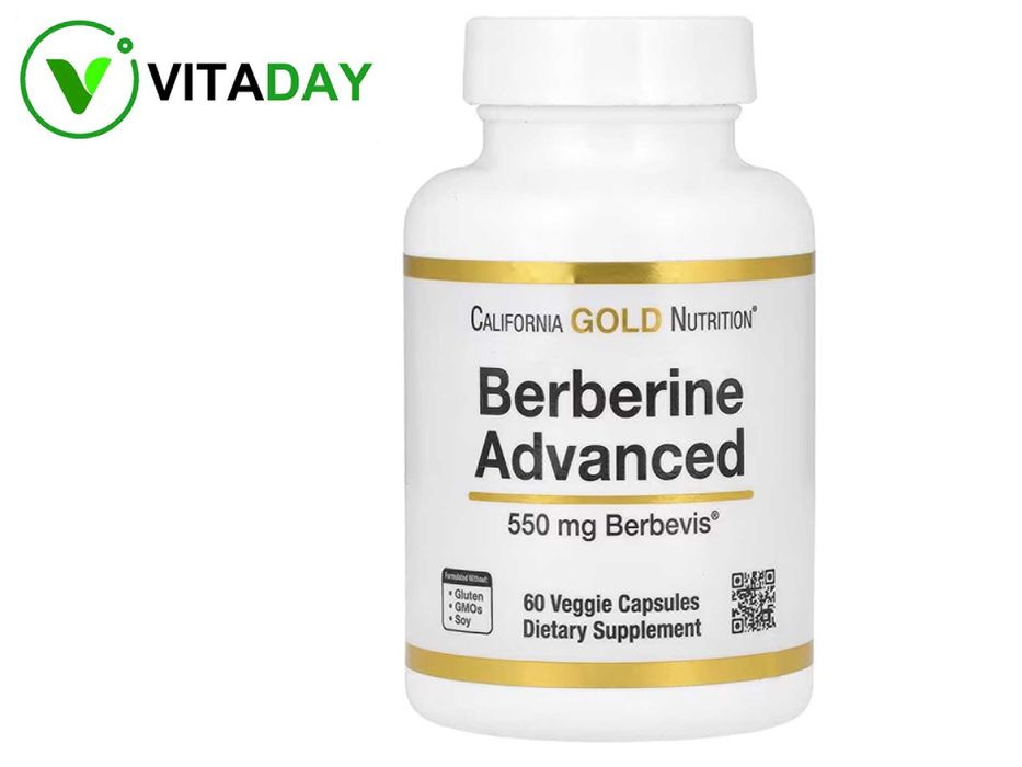 California Gold Berberine Berberin Берберин 550 mg, 60 Caps