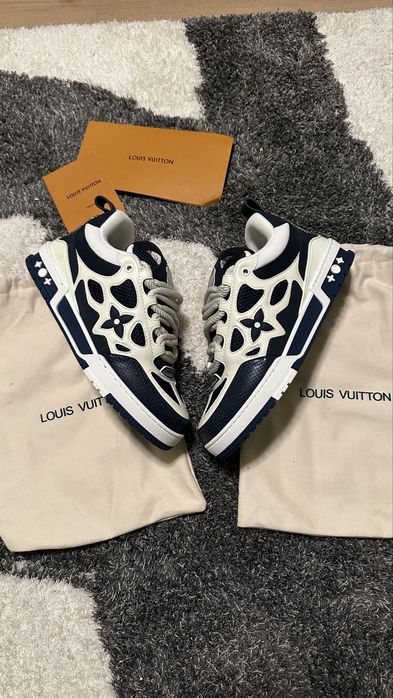 Adidasi Louis Vuitton Skate Albastrii Calitate Premium Noi