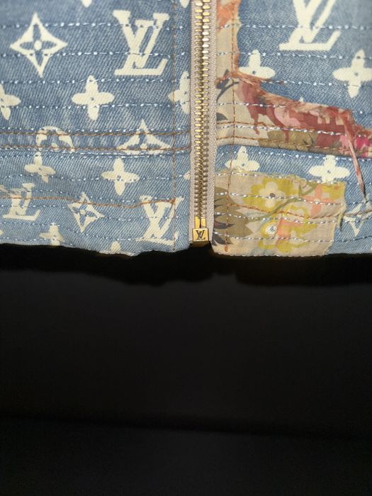 LV Destroyed Workwear Denim Jacket