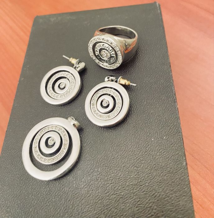 Серьги, каффы, набор бижутерия