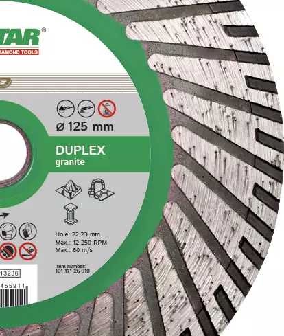 Диамантен диск Distar TURBO DUPLEX