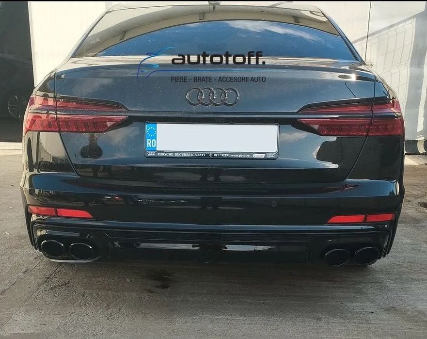 Difuzor compatibil cu Audi A6 C8 4K (2018+) S6 Design