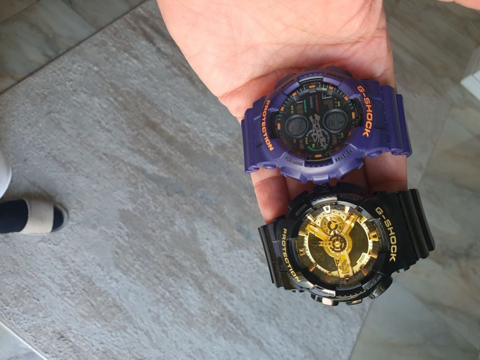 Casio G Shock Negru și Mov
