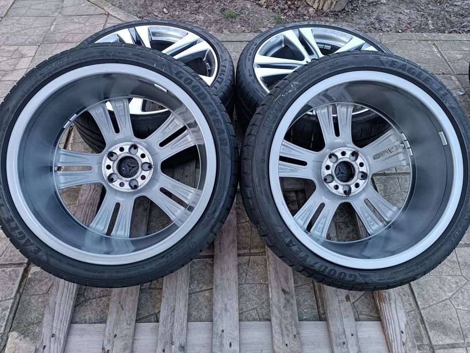 Джанти спорт пакет 19ки 5х112 Mercedes + летни гуми GoodYear