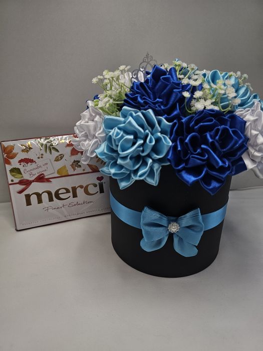 Прекрасный букет из лент