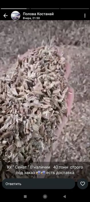 ОТХОДЫ Полова Колоски овсюг