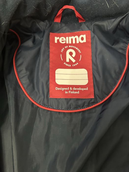 Пуховик для девочки Reima рост 146