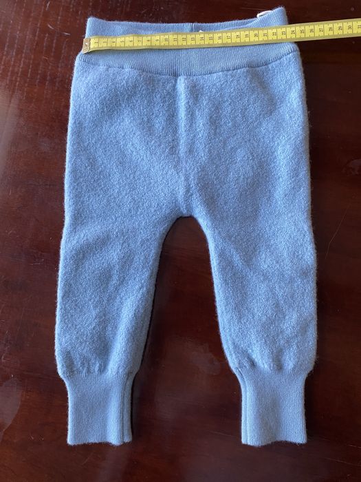Pantaloni dublati din lana Alana, 74-80