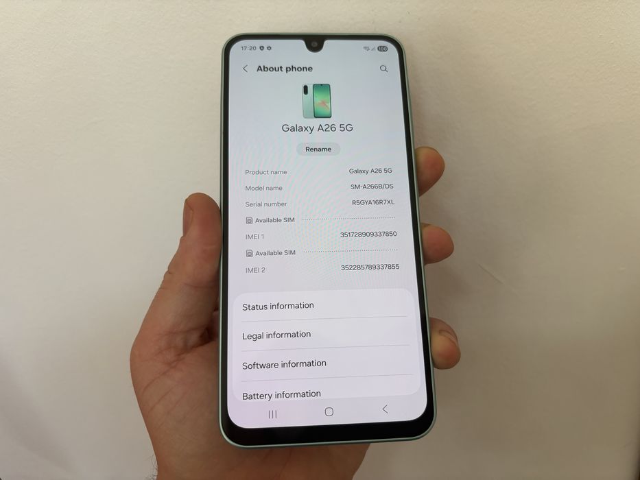 Samsung Galaxy A26 5g, 256 gb, 8 gb ram, Green, dual sim