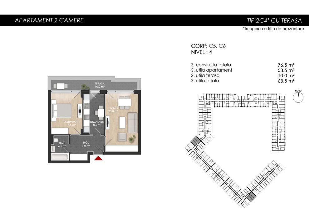 Apartament 2 camere NOU-Finalizat –Zona Chitila - Mall Colosseum