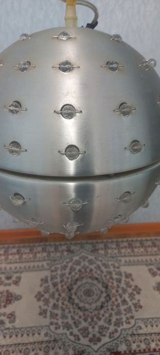 Продам бу люстру с камушками