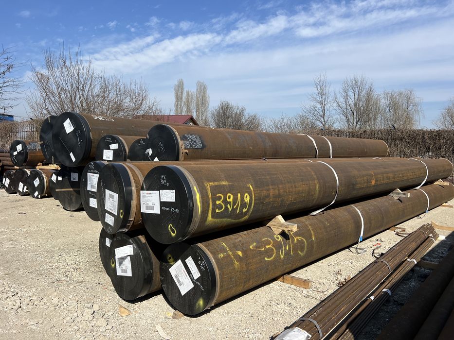 Vand teava metalica laminata si sudata elicoidal